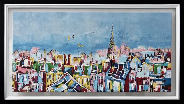 Lacorne Décoration 3639 ACRY Vue Parisienne tableau 80x140 cm