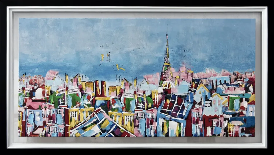 Lacorne Décoration 3639 ACRY Vue Parisienne tableau 80x140 cm