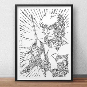 DrawInside Cobra Space Adventure affiche A4 21x30 cm manga