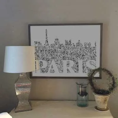 DrawInside Paris affiche A4 détails humoristiques