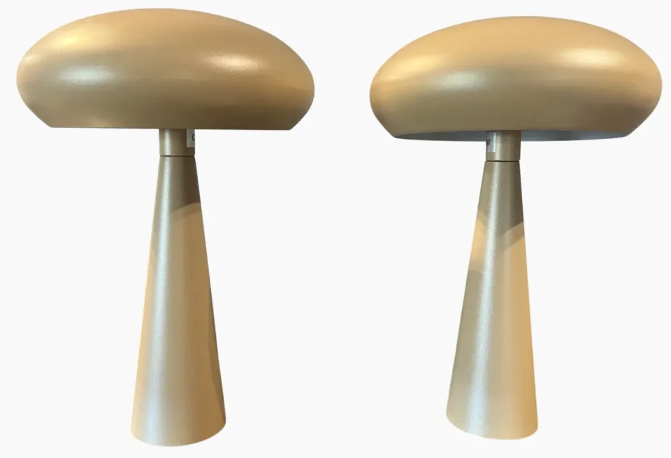 Lacorne Décoration MH7516/T Duo Éclat lampe champignon taupe 30 cm