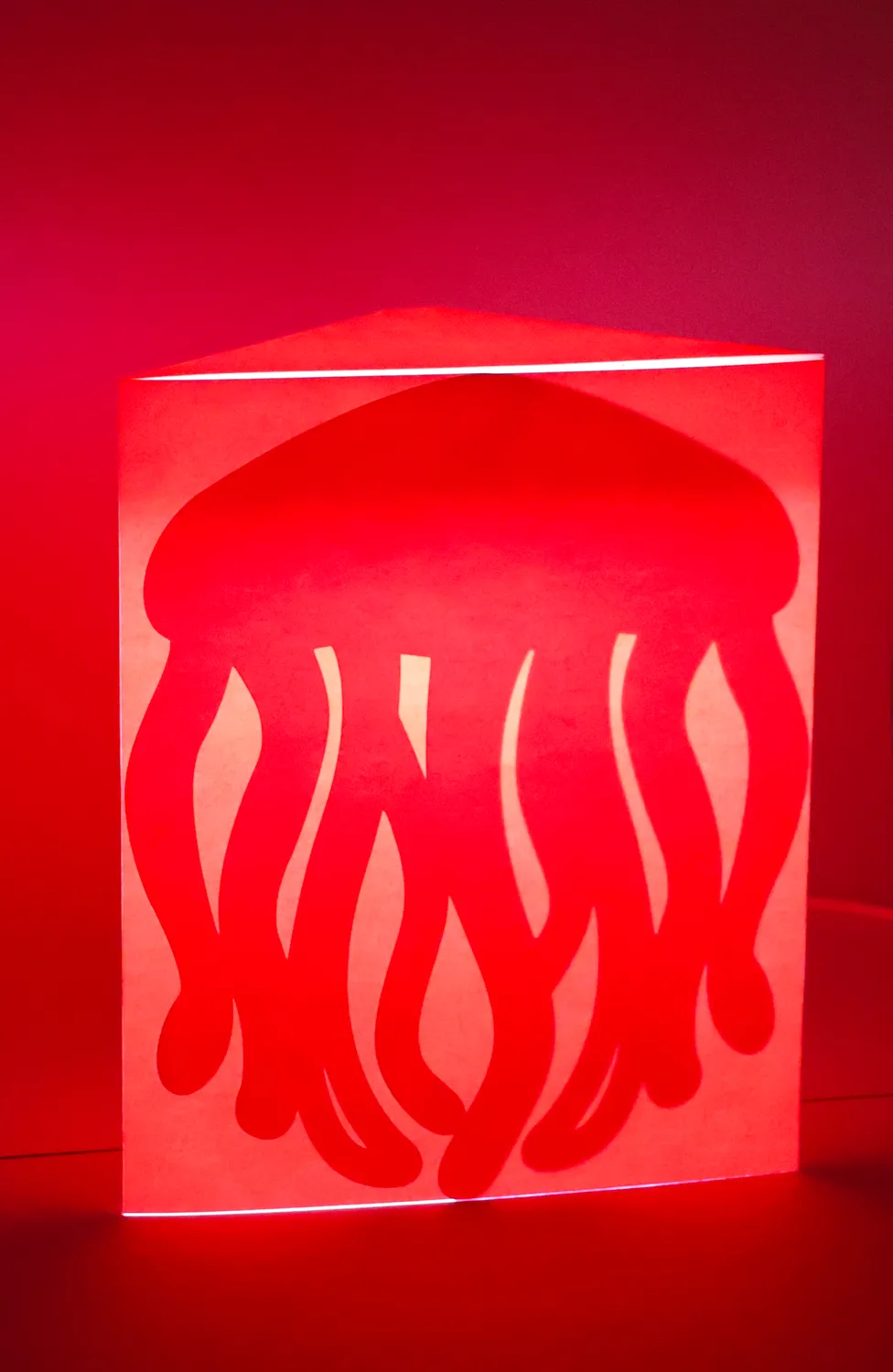 Risette Hide & Switch Jellyfish lampe papier 25x15x28cm