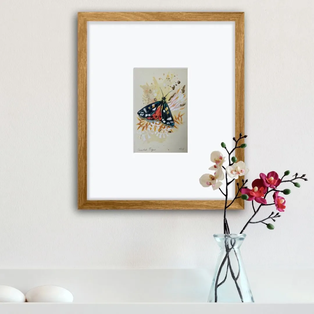 Helena Perry Scarlet Tiger miniature 8,5x13,5cm non encadrée