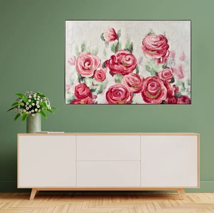 Lacorne 24475/1 Rosées tableau 80x120 floral