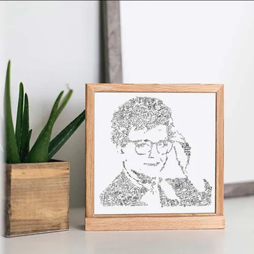 DrawInside Jessica Fletcher affiche 30x30 cm signée