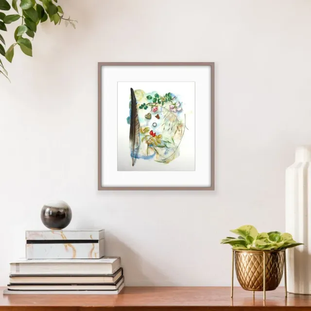 Helena Perry Spell For Love peinture originale 36,5x41,5cm