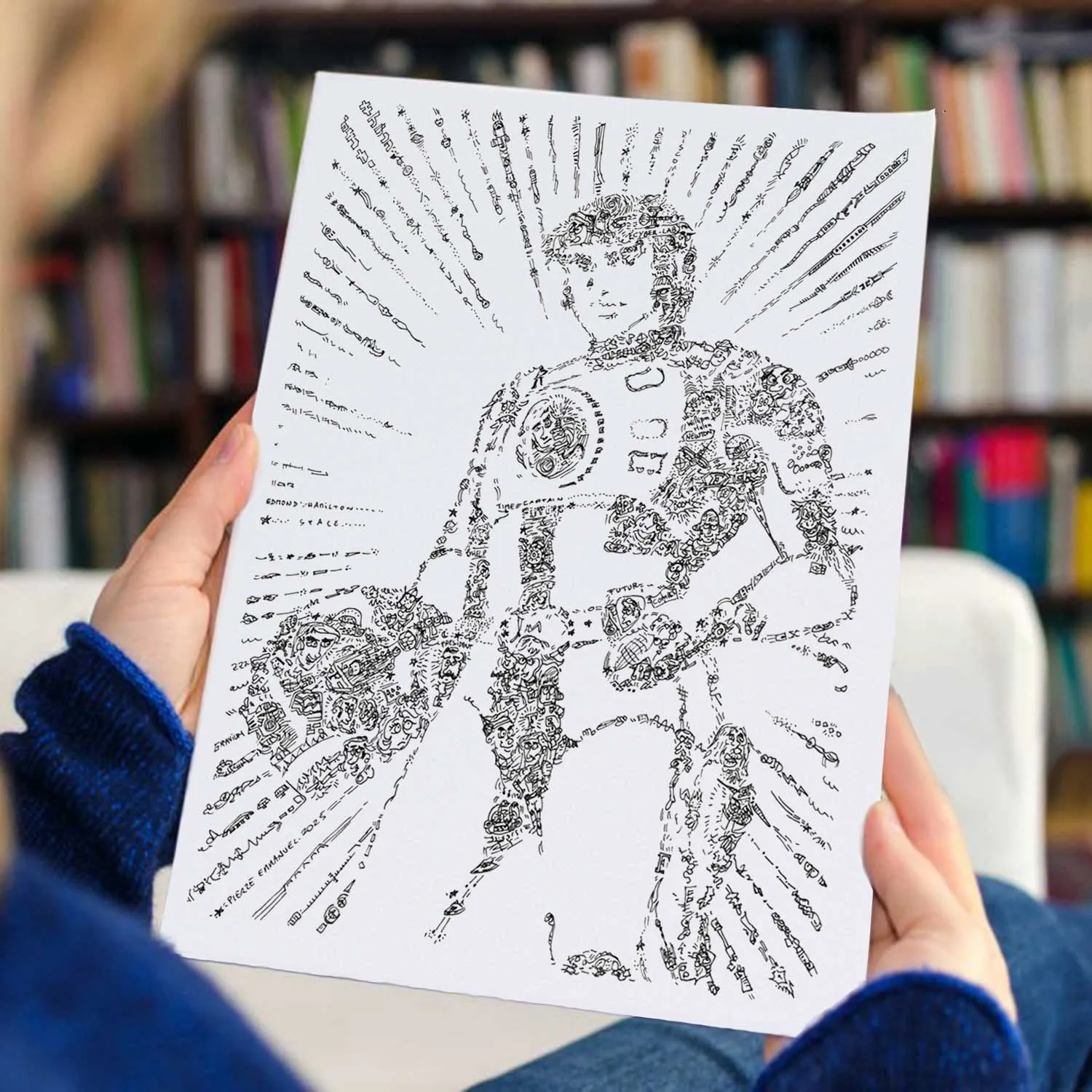 DrawInside Captain Future affiche A4 21x30 cm anime