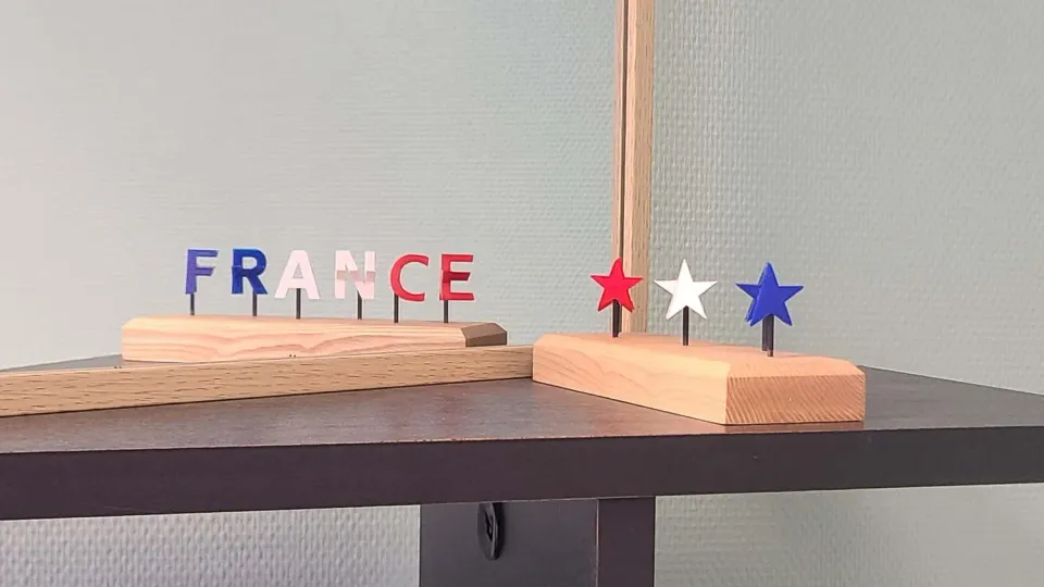Le Digraphe France 3 étoiles digraphe supporter tricolore