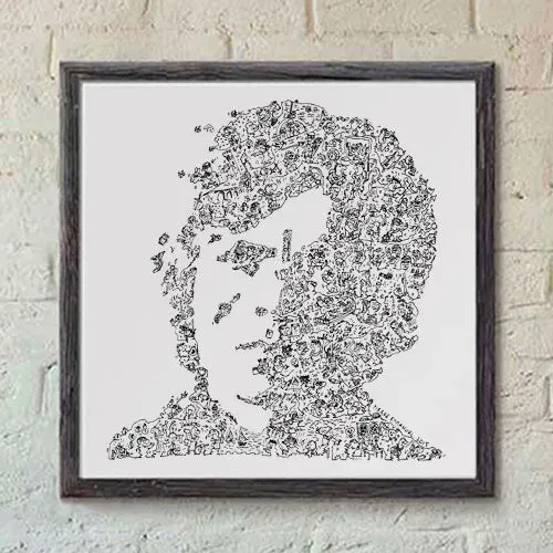 DrawInside Tyrion Lannister affiche 20x20 cm signée