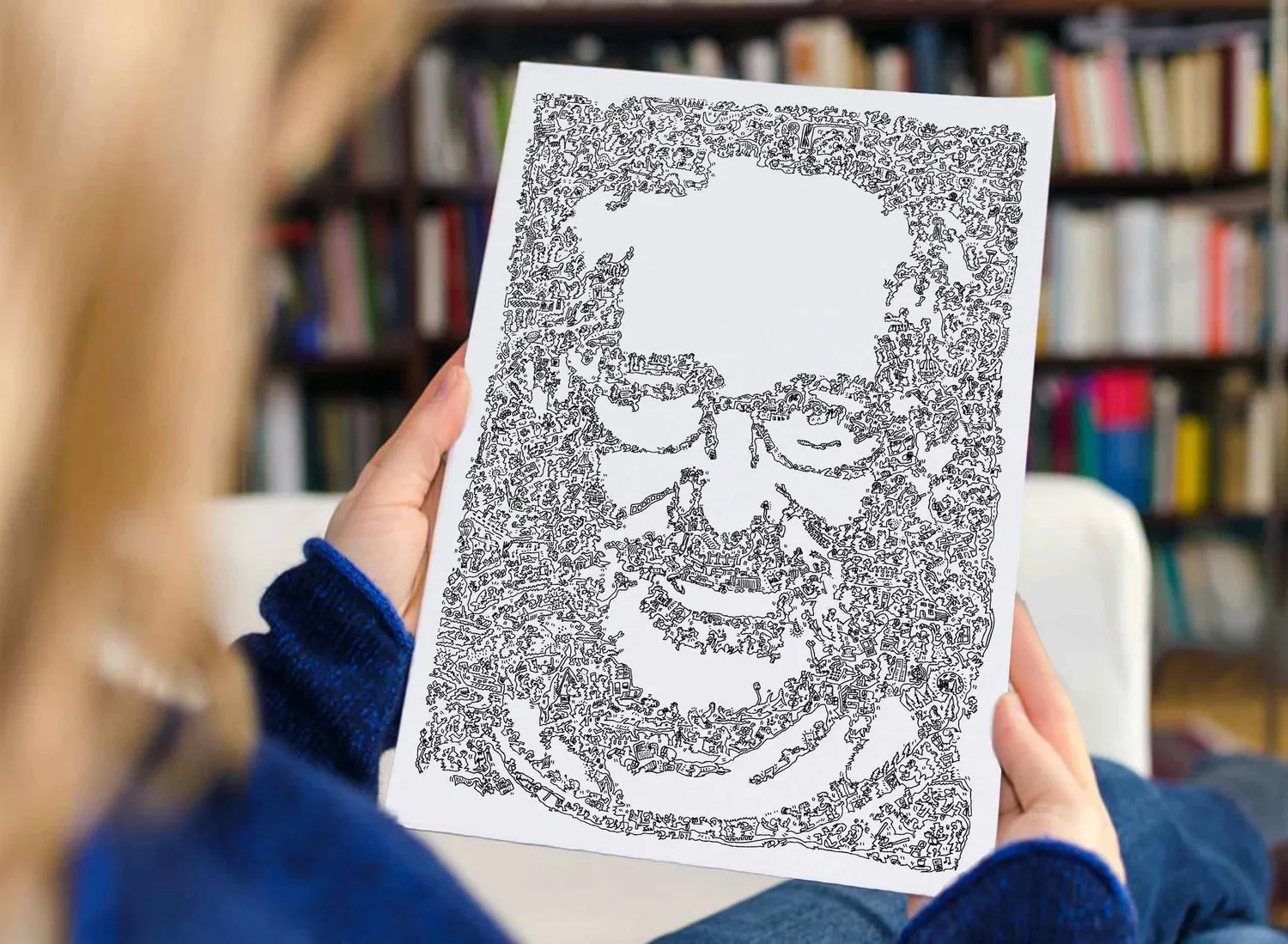 DrawInside Steven Spielberg poster A3 cinéma