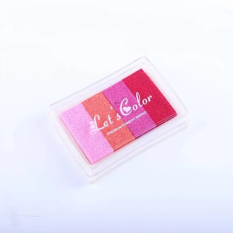 Papeterie Créative Encre à empreintes rose tampon lavable non toxique