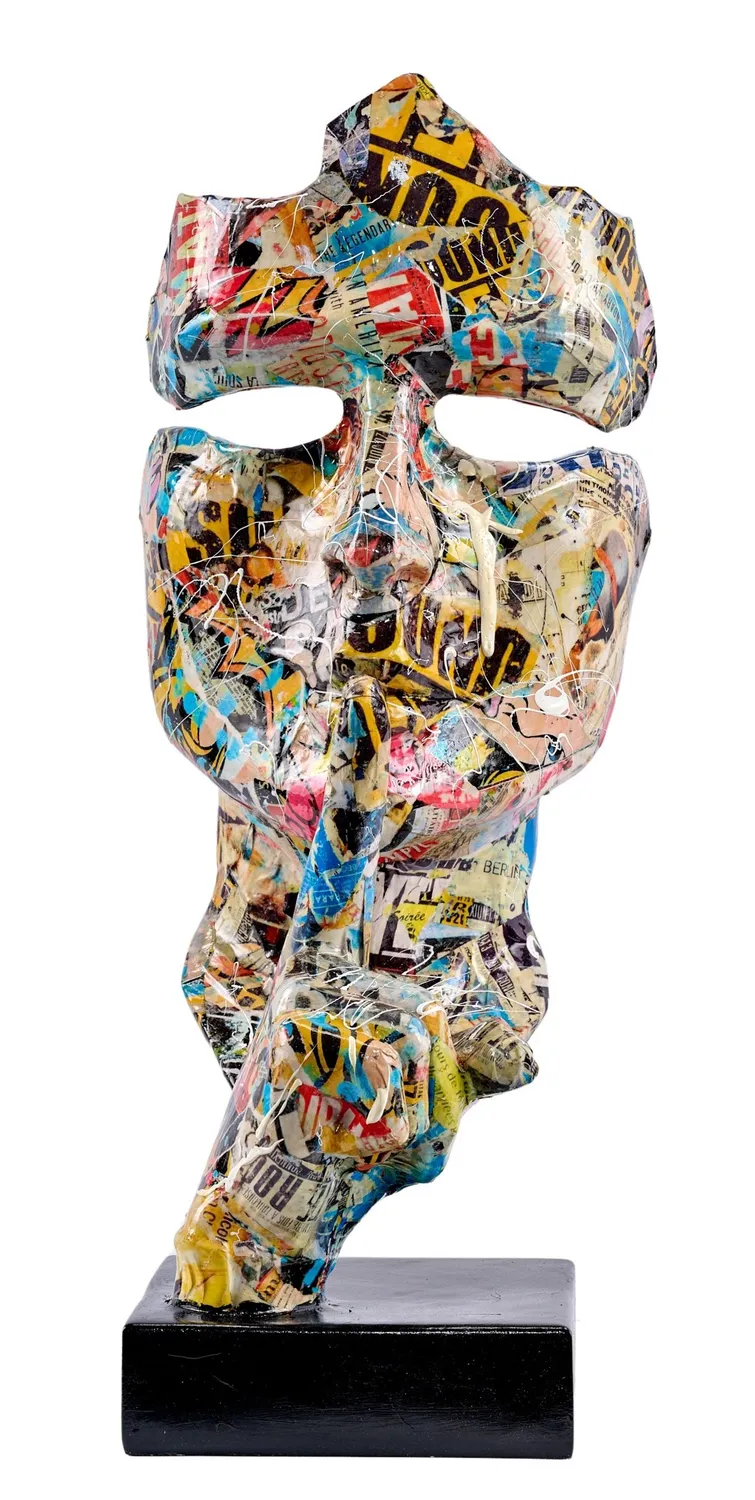 Lacorne Décoration STA/09 Silence sculpture H62 cm