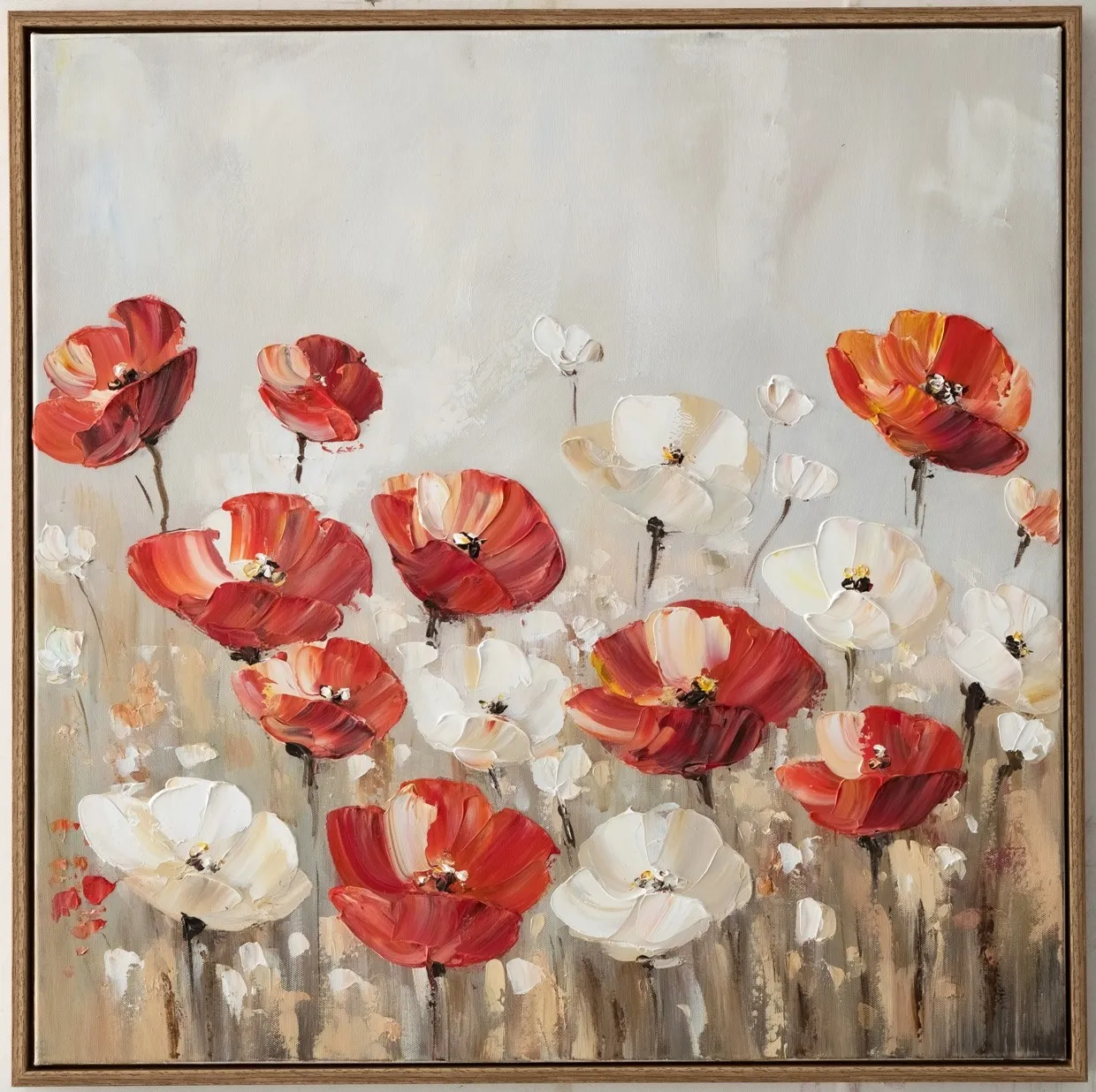 Lacorne Décoration 35663 Symphonie Florale tableau 60x60 cm floral