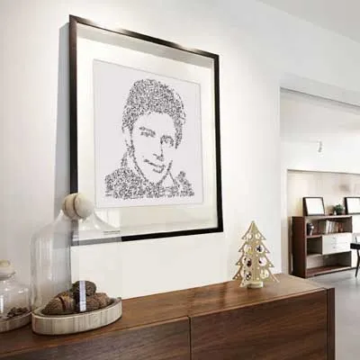 DrawInside Gérard Philipe affiche 20x20 cm cinéma
