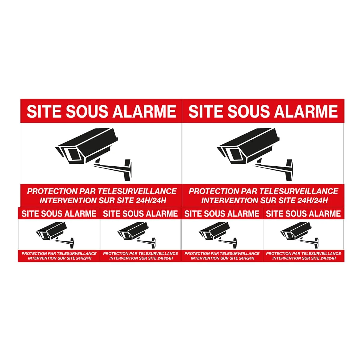 Ambiance-Sticker Alarme Vidéo autocollant 30x21 cm