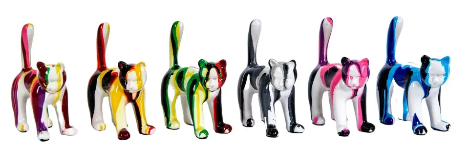Lacorne Décoration Barbouilles TH187 sculpture 12 cm résine