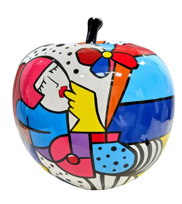 Lacorne Décoration D361 pomme sculpture 50 cm fruit déco