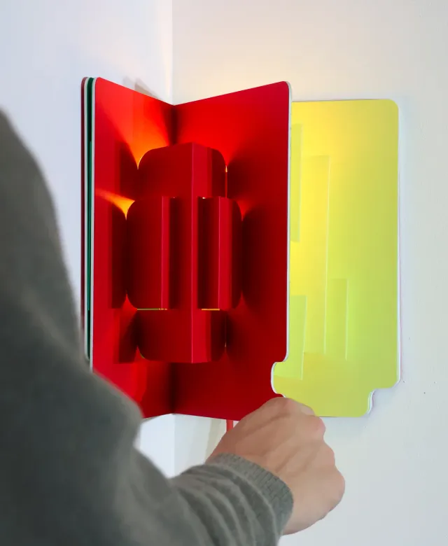 Risette Pop Up Lamp 1 lampe d'angle papier