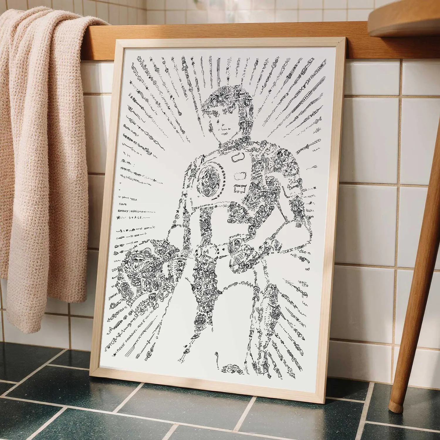 DrawInside Captain Future affiche A4 21x30 cm anime