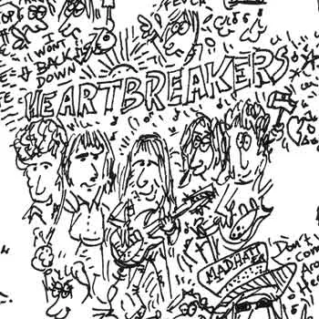 DrawInside Tom Petty affiche A4 rock Heartbreakers