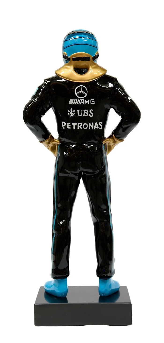 Lacorne Decoration Pilote Merco D429 sculpture 150 cm bleu noir