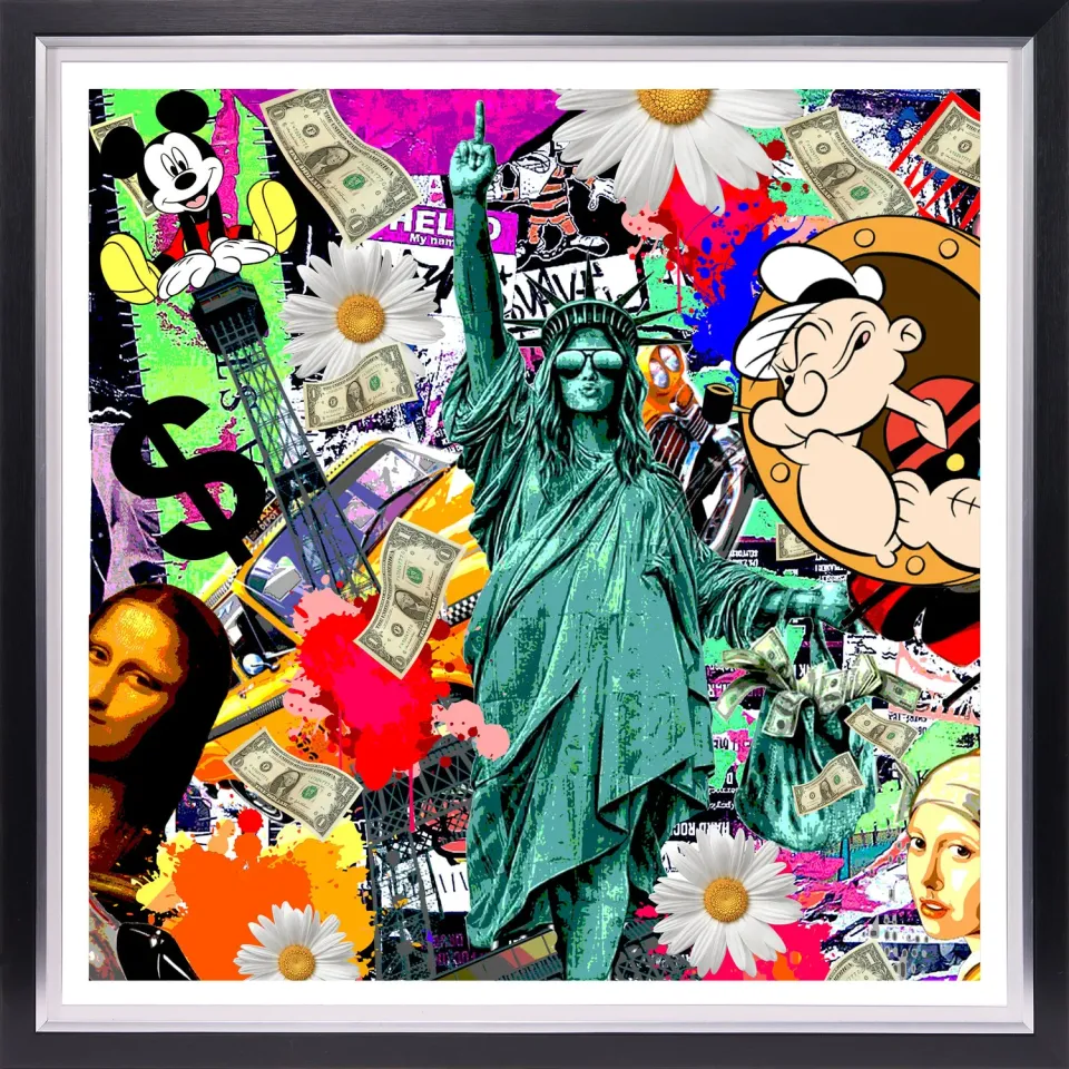 Lacorne Décoration Statue Liberty TTA/03 tableau 60x60 cm