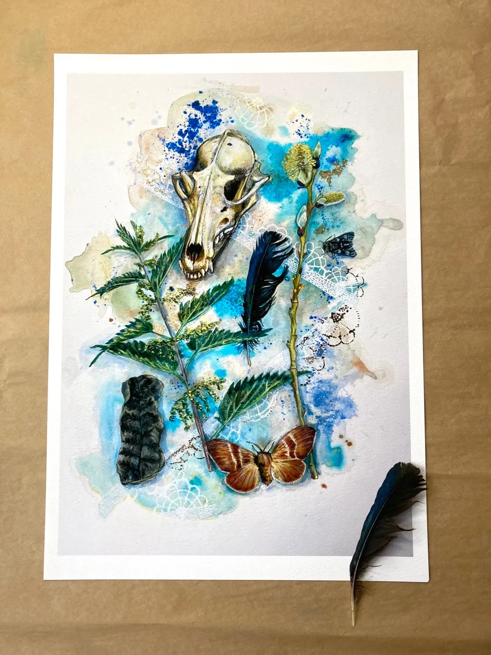 Helena Perry Spell for Risk tirage art A3 non encadré
