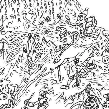DrawInside Montagne affiche A4 21x30 cm Matterhorn