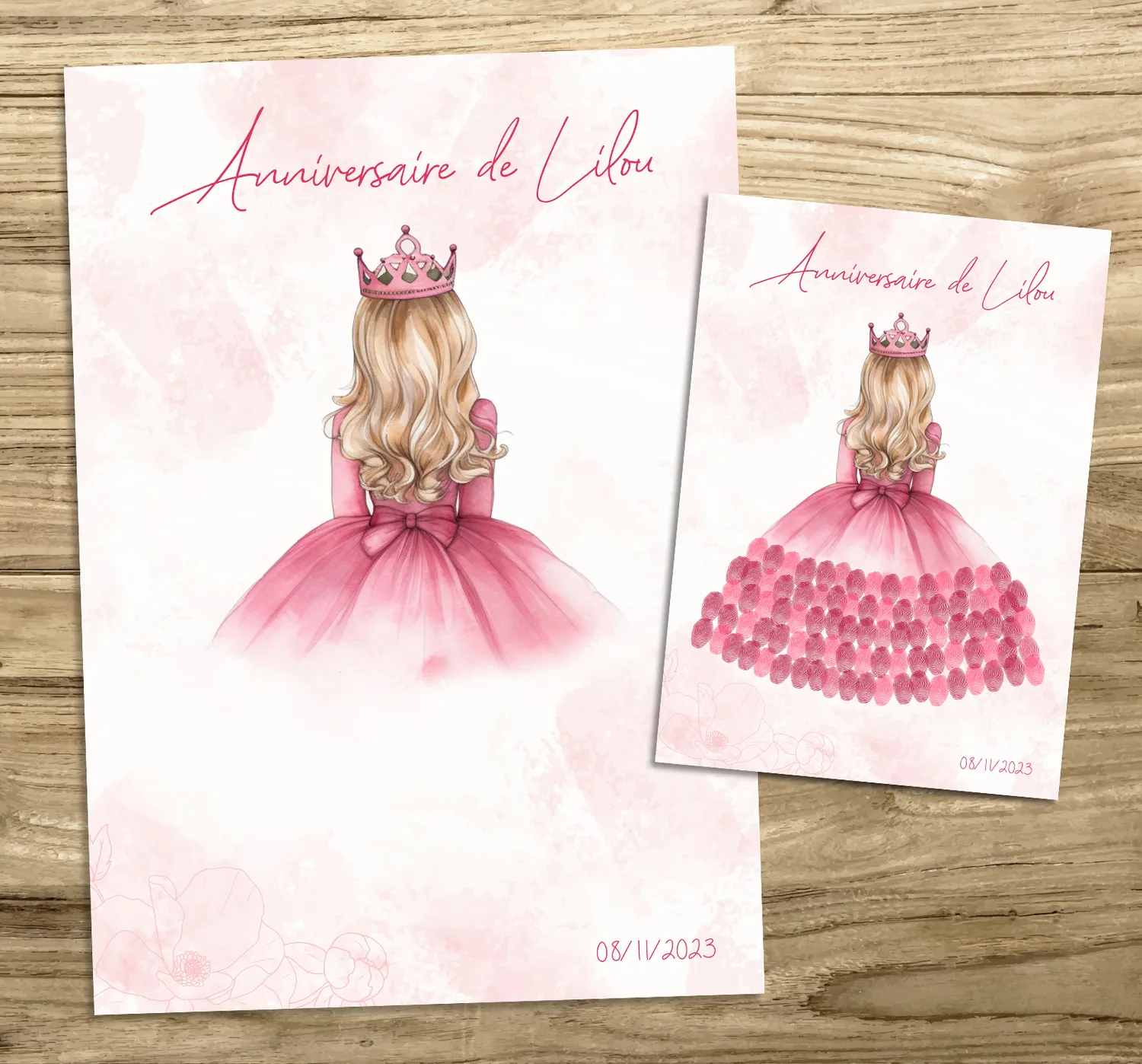 Papeterie Créative Encre à empreintes rose tampon lavable non toxique