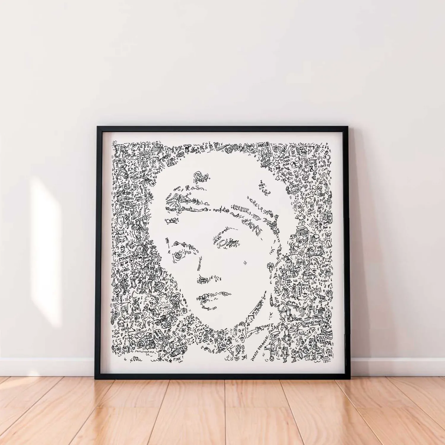 DrawInside Pink - P!nk affiche 30x30 cm biographie