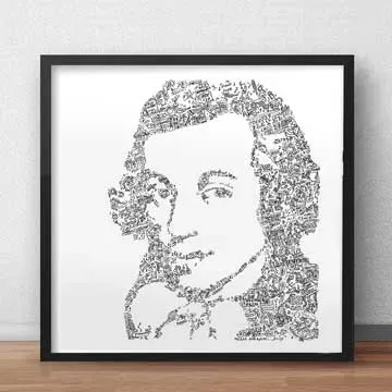 DrawInside Ignace Pleyel affiche 30x30 cm classique
