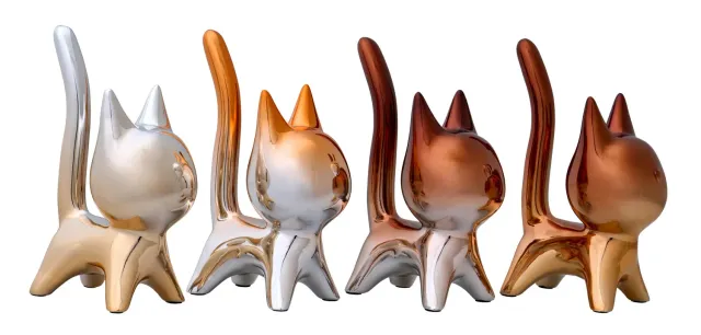 Lacorne Decoration E70 Miaou Chic sculpture chat 16 cm