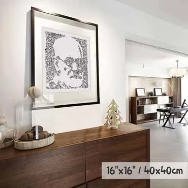 DrawInside Sigmund Freud affiche 30x30 cm psychanalyse