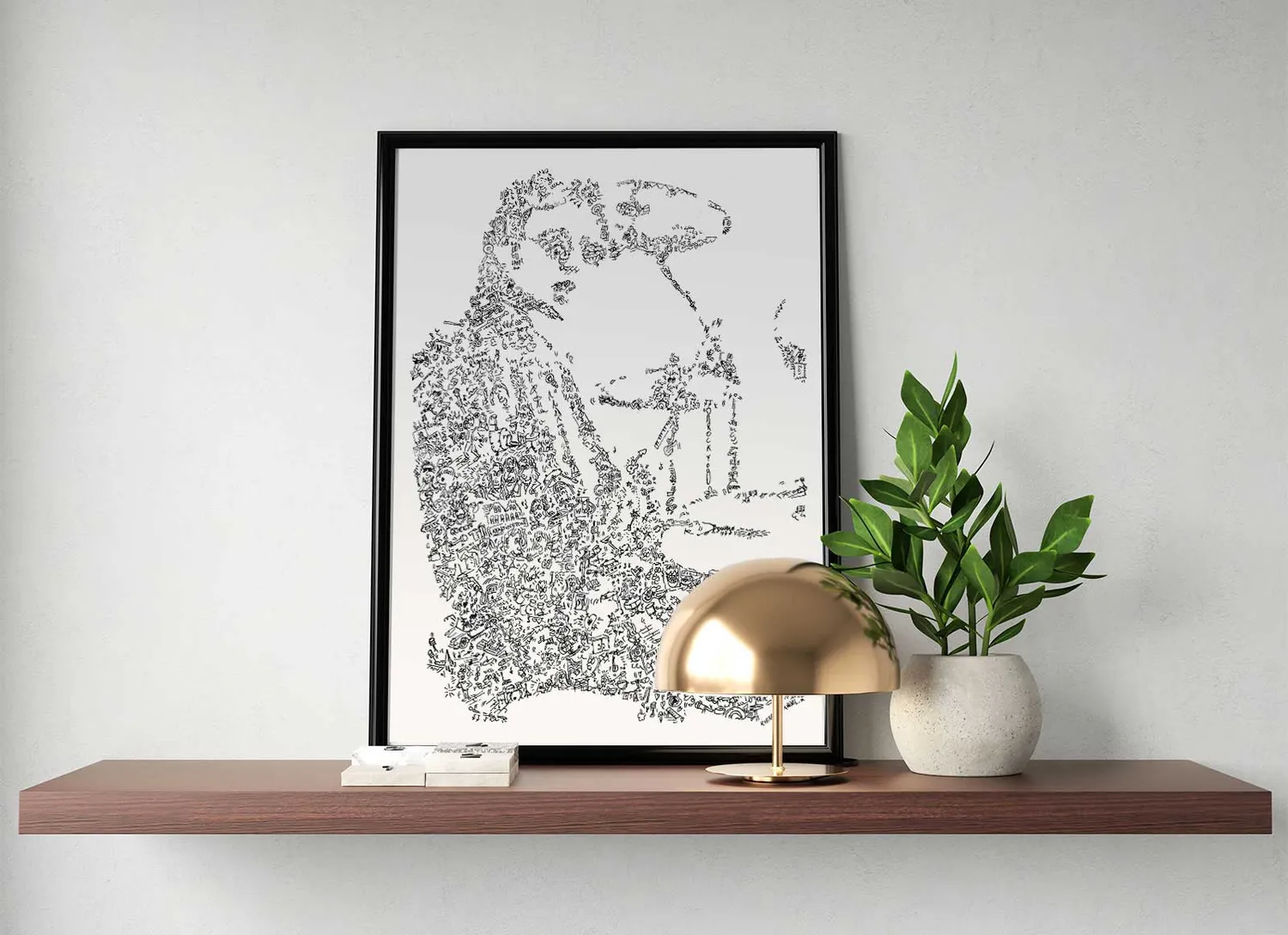 DrawInside Roger Taylor affiche 30x40 cm signée