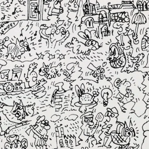 DrawInside Yorkshire affiche A4 21x30 cm signée