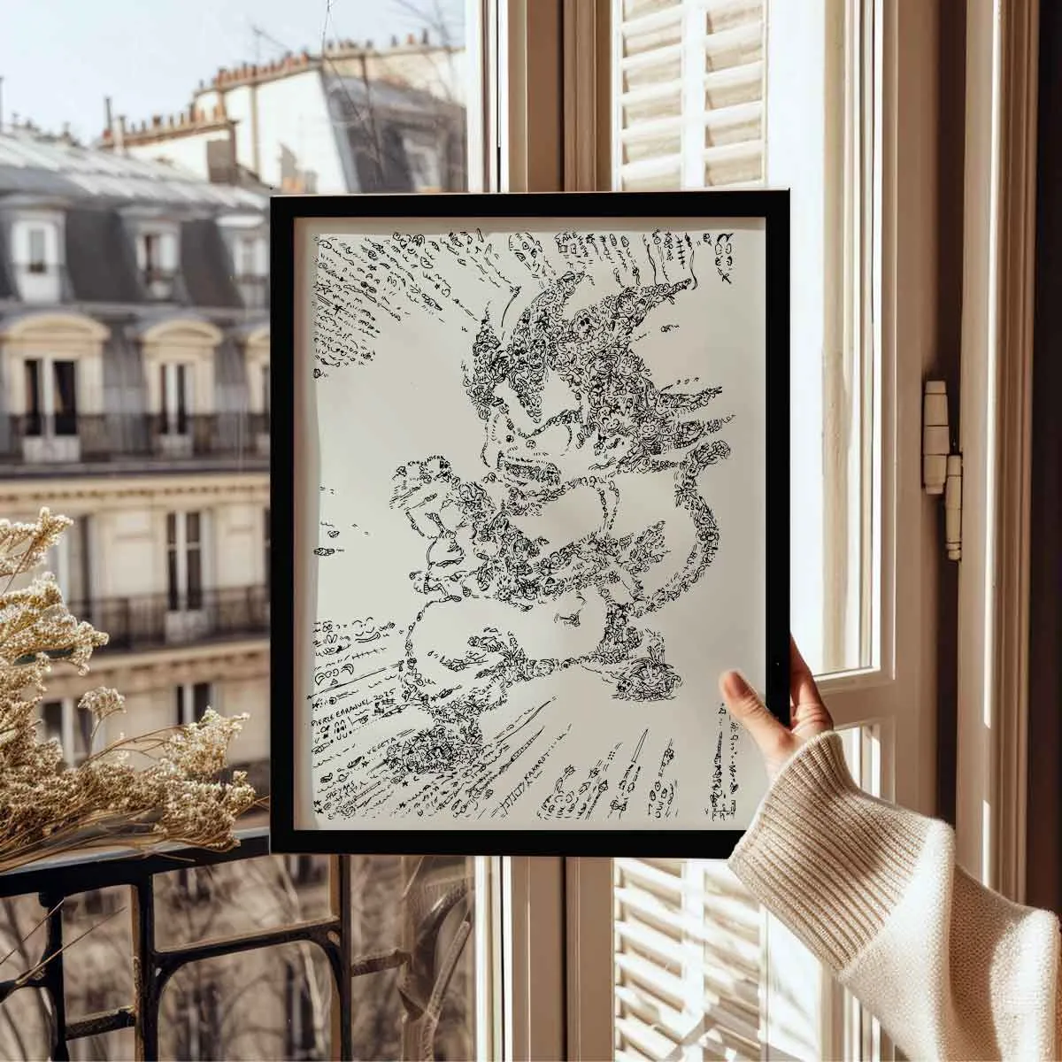 DrawInside Sangoku affiche A4 21x30 cm manga français