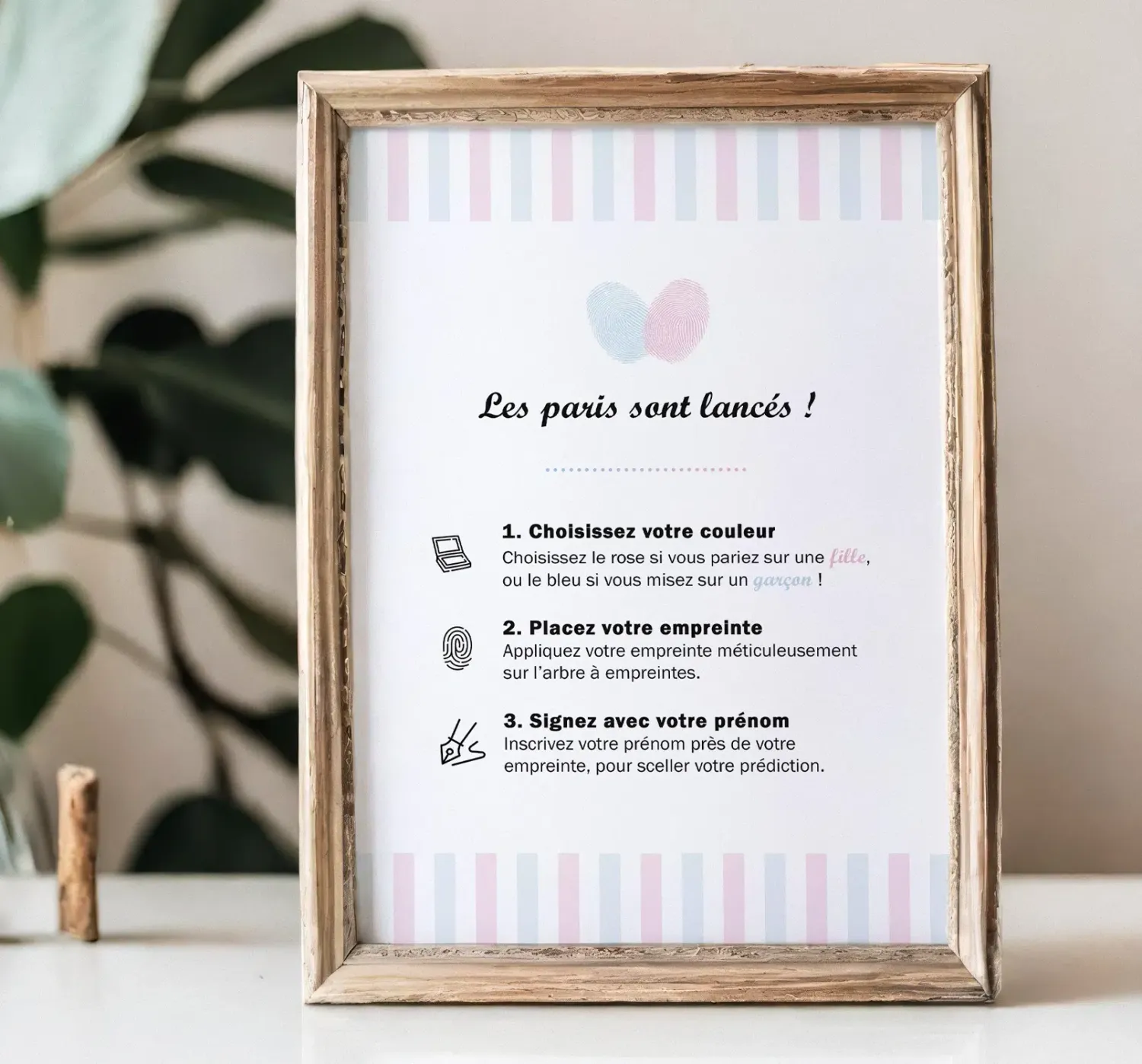 Papeterie Créative Tutoriel Arbre à Empreintes Affiche A5 animat