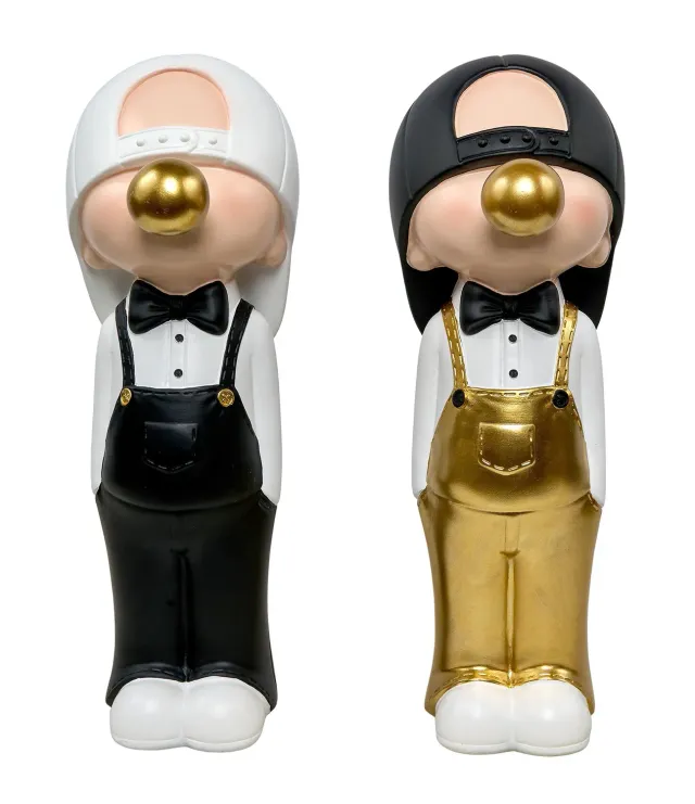 Lacorne Décoration 15S 051-1 Set Chic Boys sculpture H38 cm
