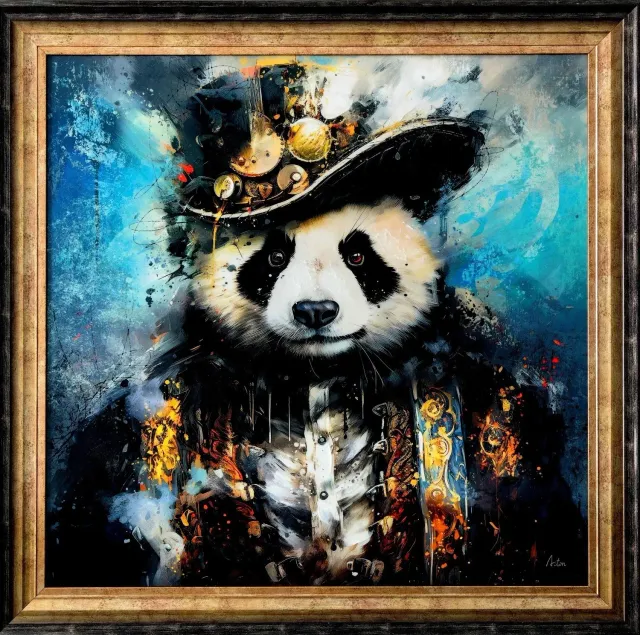 Lacorne Décoration 240309/S Pandy toile 50x50 cm panda