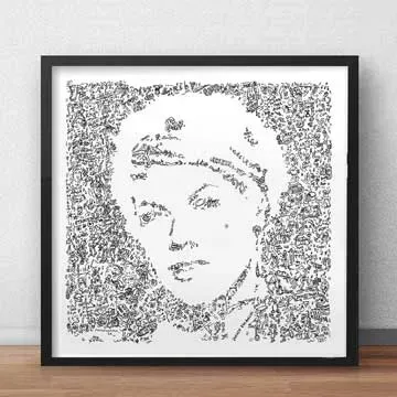 DrawInside Pink - P!nk affiche 30x30 cm biographie