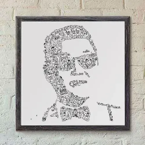 DrawInside Psy affiche 30x30 cm Gangnam Style