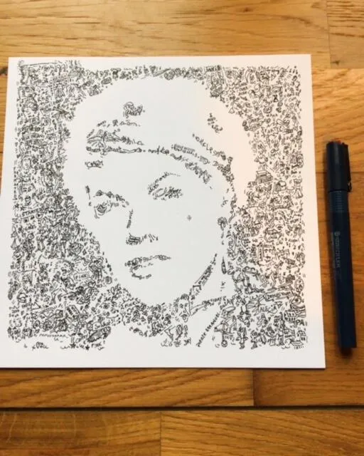 DrawInside Pink - P!nk affiche 30x30 cm biographie