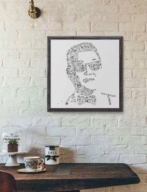 DrawInside Psy affiche 30x30 cm Gangnam Style