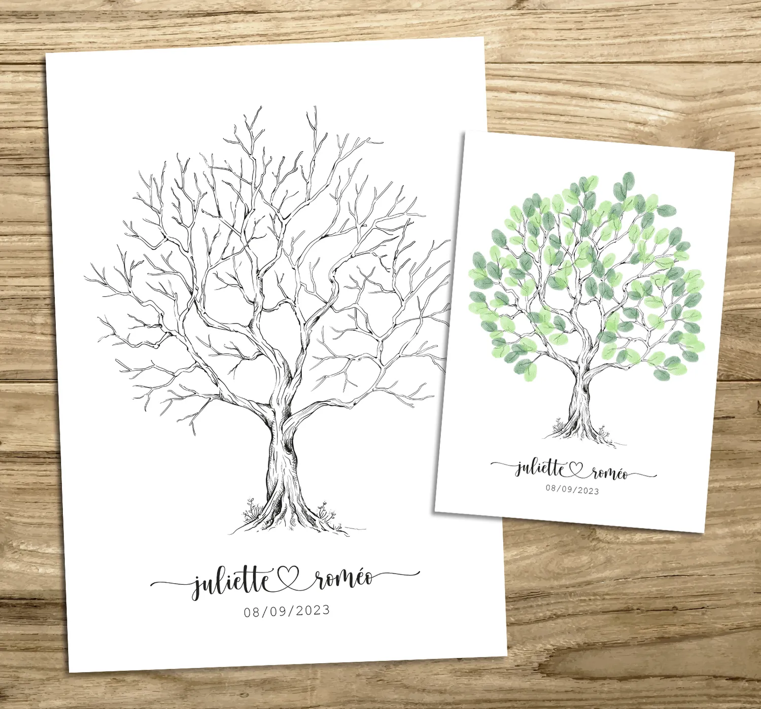 Papeterie Créative Tutoriel Arbre à Empreintes Affiche A5 animat