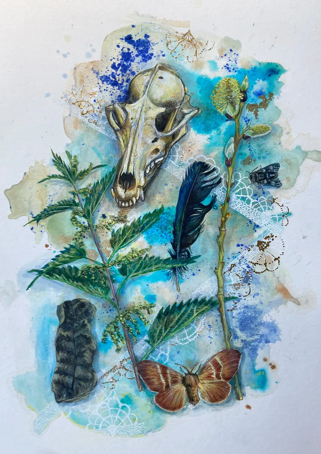 Helena Perry Everyday Magic Spell for Risk peinture 29x41