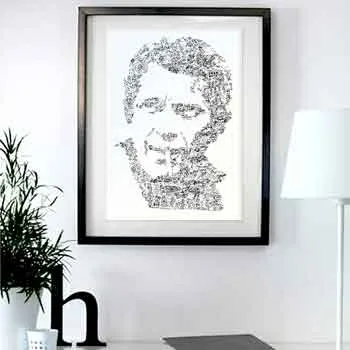 DrawInside Steve McQueen affiche A4 21x30 cm cinéma