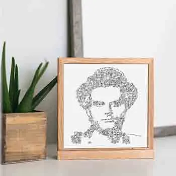 DrawInside Terence Hill affiche 20x20 cm Trinity western