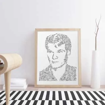DrawInside Patrick Swayze affiche A4 Dirty Dancing