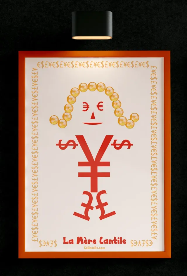 Celineclic And Create La Mère Cantile affiche 20x30 cm brillant