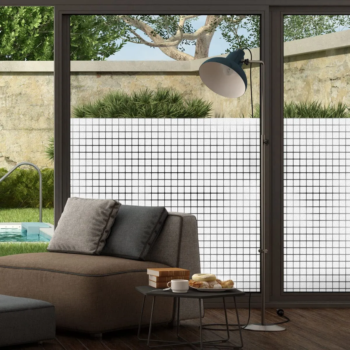 Ambiance Sticker Etoile Design film fenêtre 45x200 cm occultant